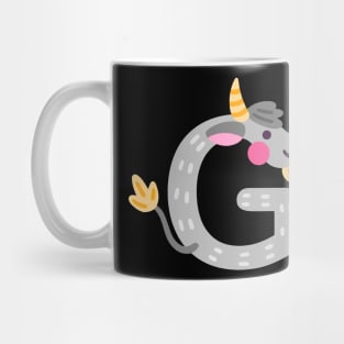 Letter G animal alphabet back to school Mug